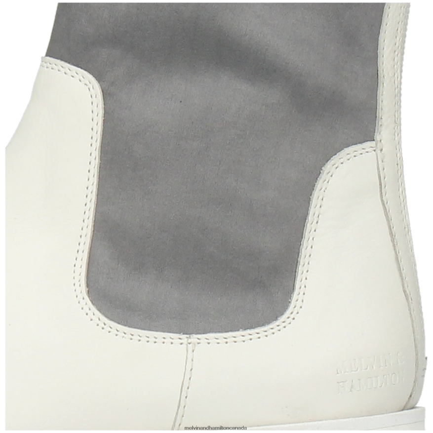 Women Melvin & Hamilton White Susan 69 Boots P4V68P1226