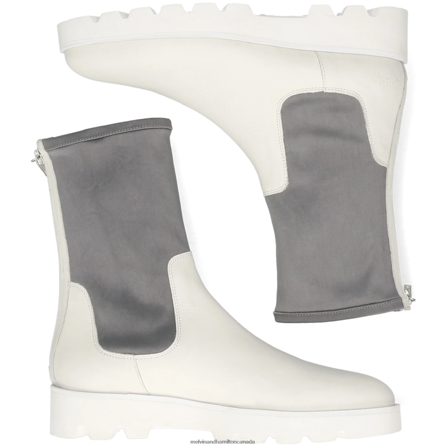 Women Melvin & Hamilton White Susan 69 Boots P4V68P1226