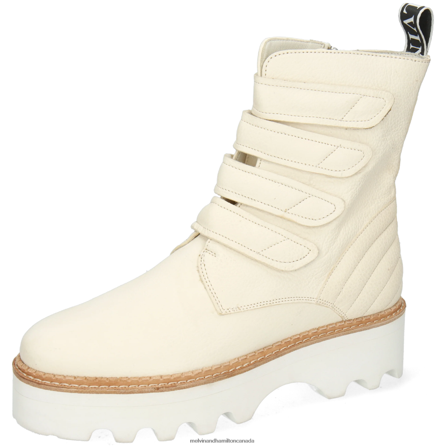 Women Melvin & Hamilton White Sybill 7 Boots P4V68P1247