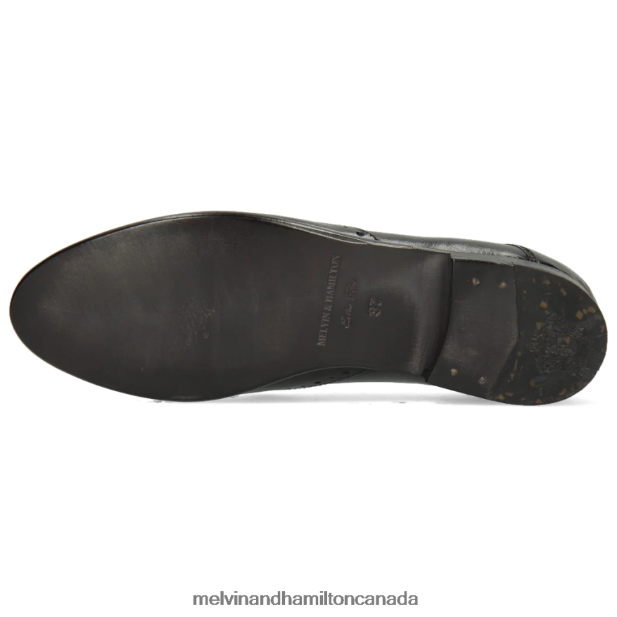 Women Melvin & Hamilton Black Selina 41 Derby Shoes P4V68P1532