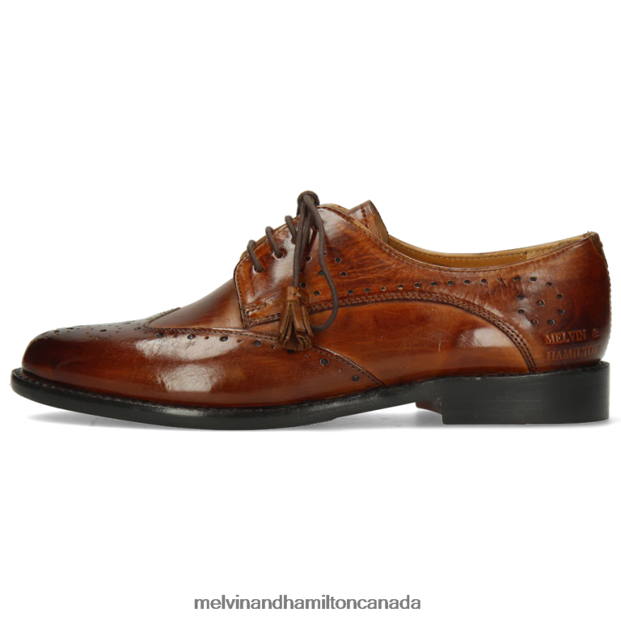 Women Melvin & Hamilton Brown Selina 41 Derby Shoes P4V68P1516