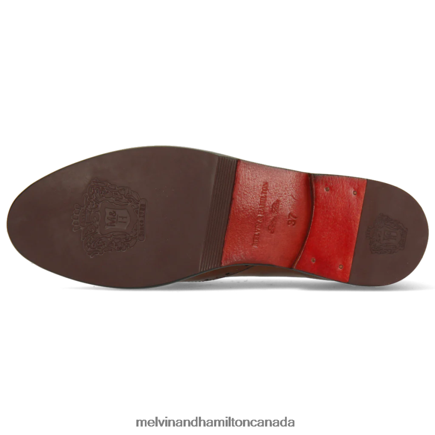 Women Melvin & Hamilton Brown Selina 41 Derby Shoes P4V68P1516