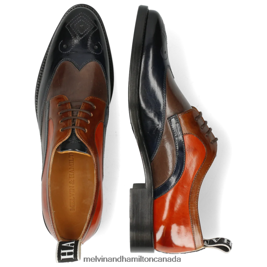 Women Melvin & Hamilton Multi Betty 16 Derby Shoes P4V68P1527