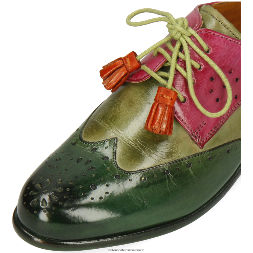Women Melvin & Hamilton Multi Selina 41 Derby Shoes P4V68P1529