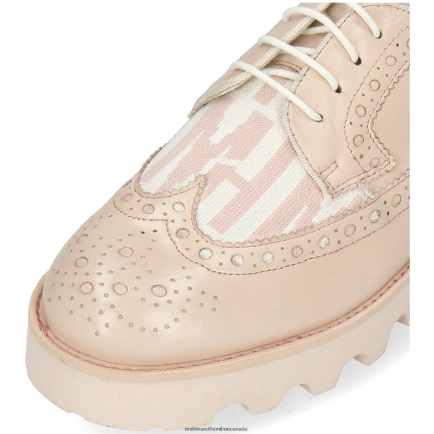 Women Melvin & Hamilton Pink Jade 2 Derby Shoes P4V68P1513