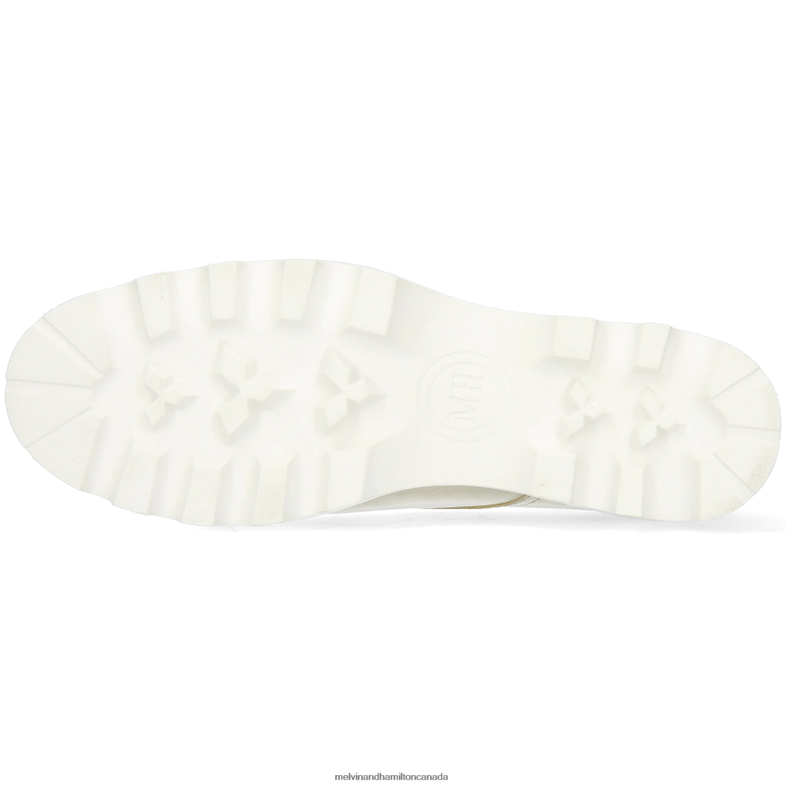 Women Melvin & Hamilton White Megan 21 Derby Shoes P4V68P1514