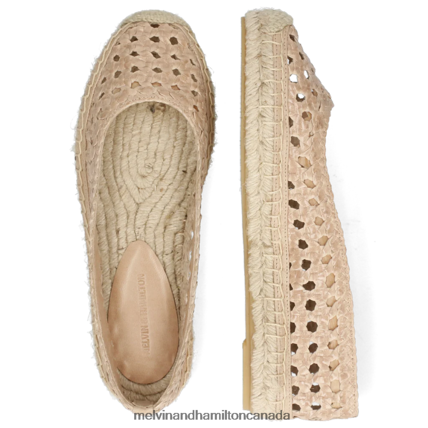 Women Melvin & Hamilton Beige Bree 1 Espadrilles P4V68P1886