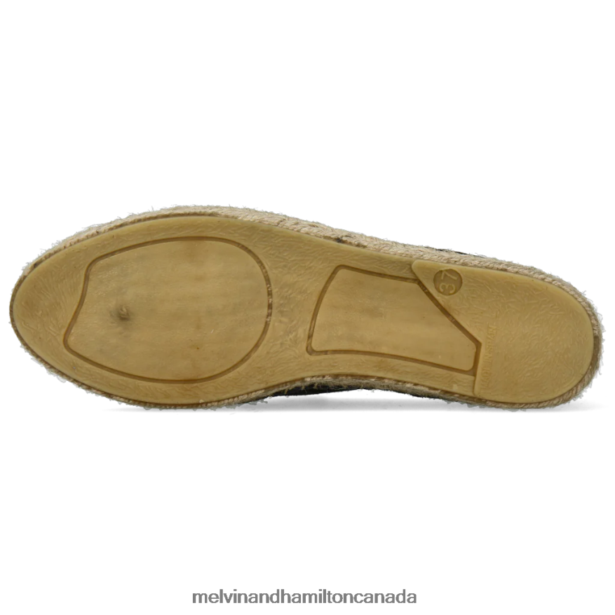 Women Melvin & Hamilton Black Bree 2 Espadrilles P4V68P1880
