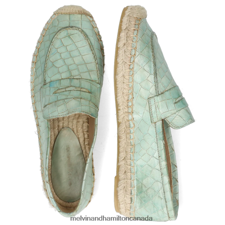 Women Melvin & Hamilton Blue Bree 2 Espadrilles P4V68P1879