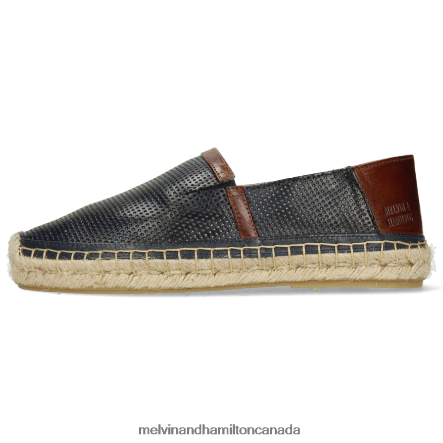 Women Melvin & Hamilton Blue Bree 3 Espadrilles P4V68P1889
