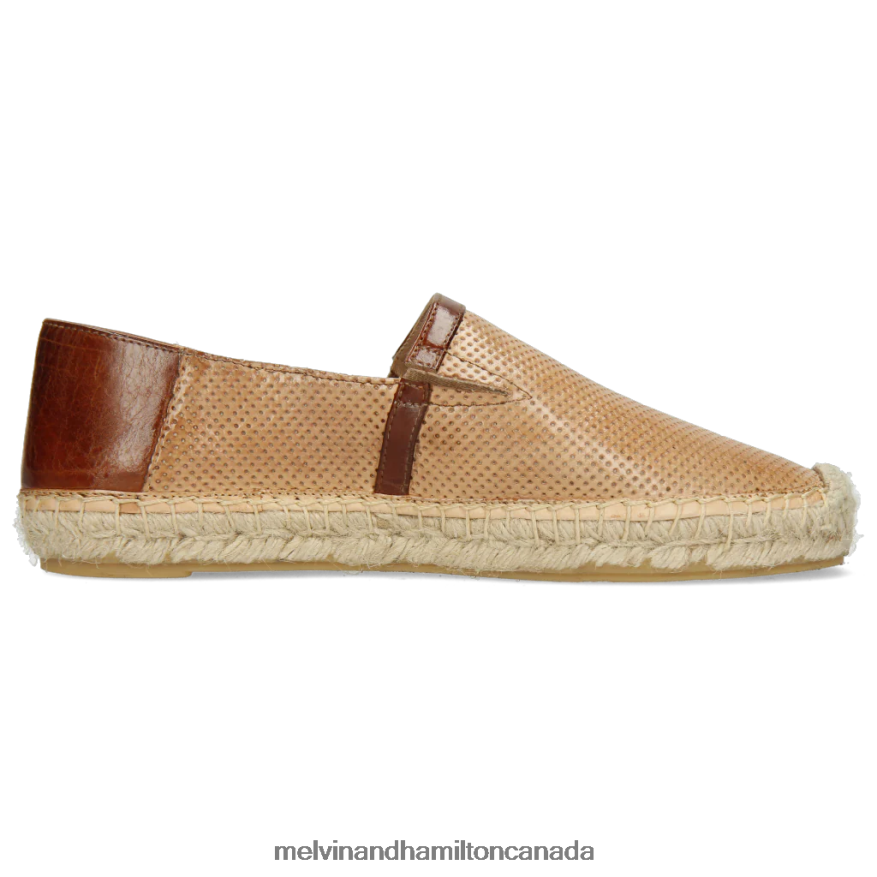 Women Melvin & Hamilton Light Brown Bree 3 Espadrilles P4V68P1890