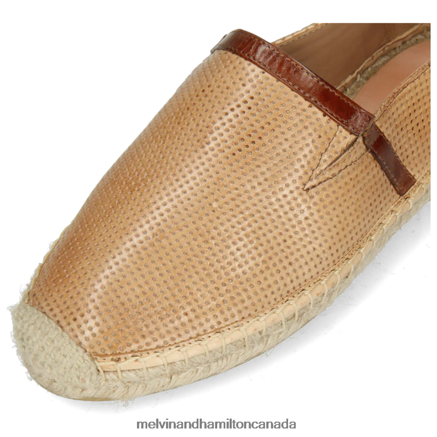 Women Melvin & Hamilton Light Brown Bree 3 Espadrilles P4V68P1890