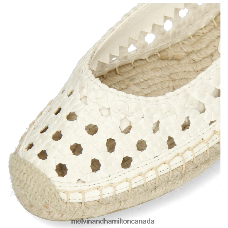 Women Melvin & Hamilton White Bree 1 Espadrilles P4V68P1887