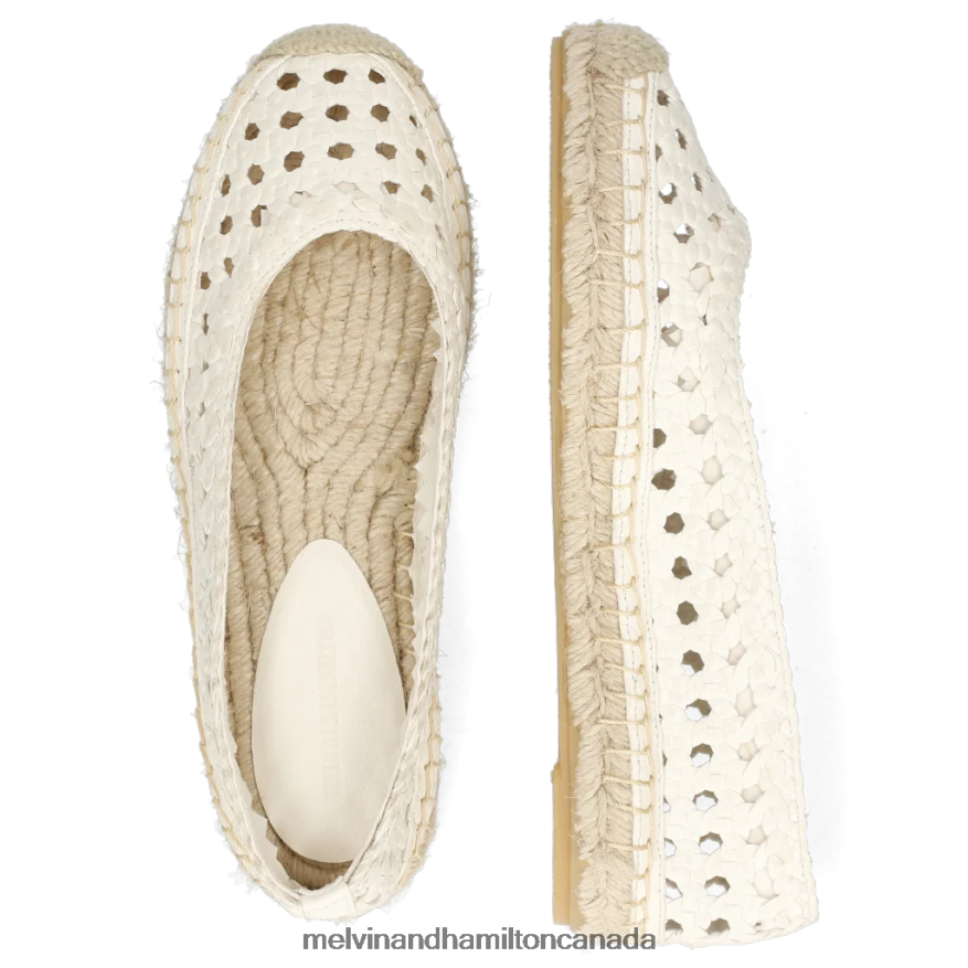 Women Melvin & Hamilton White Bree 1 Espadrilles P4V68P1887