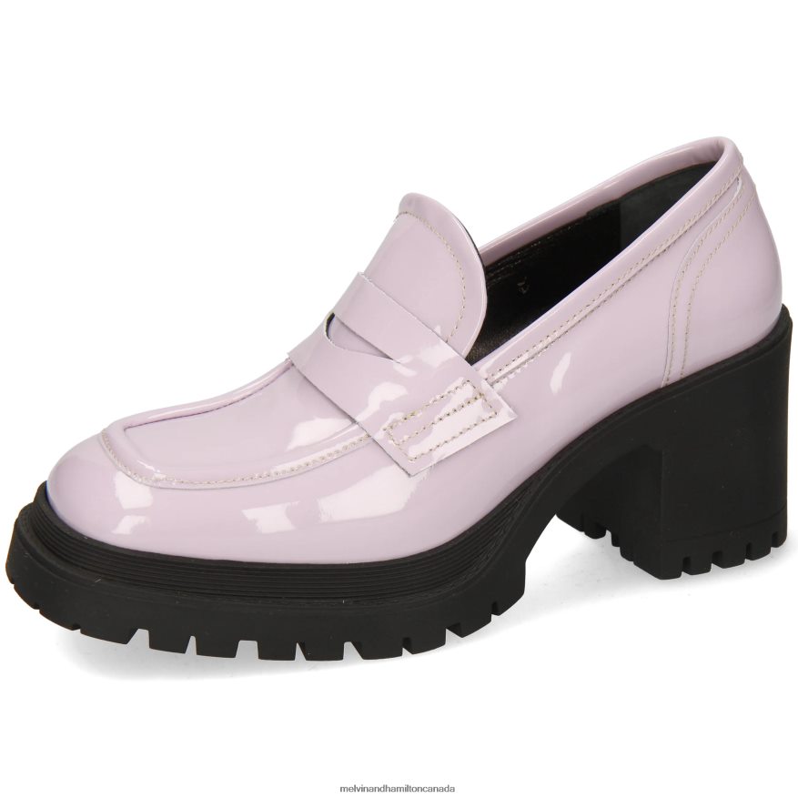Women Melvin & Hamilton Purple Stefy Heels P4V68P2001