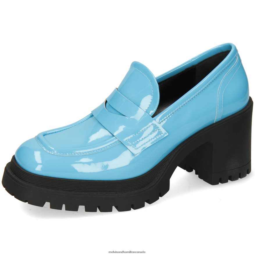 Women Melvin & Hamilton Turquoise Stefy Heels P4V68P2002