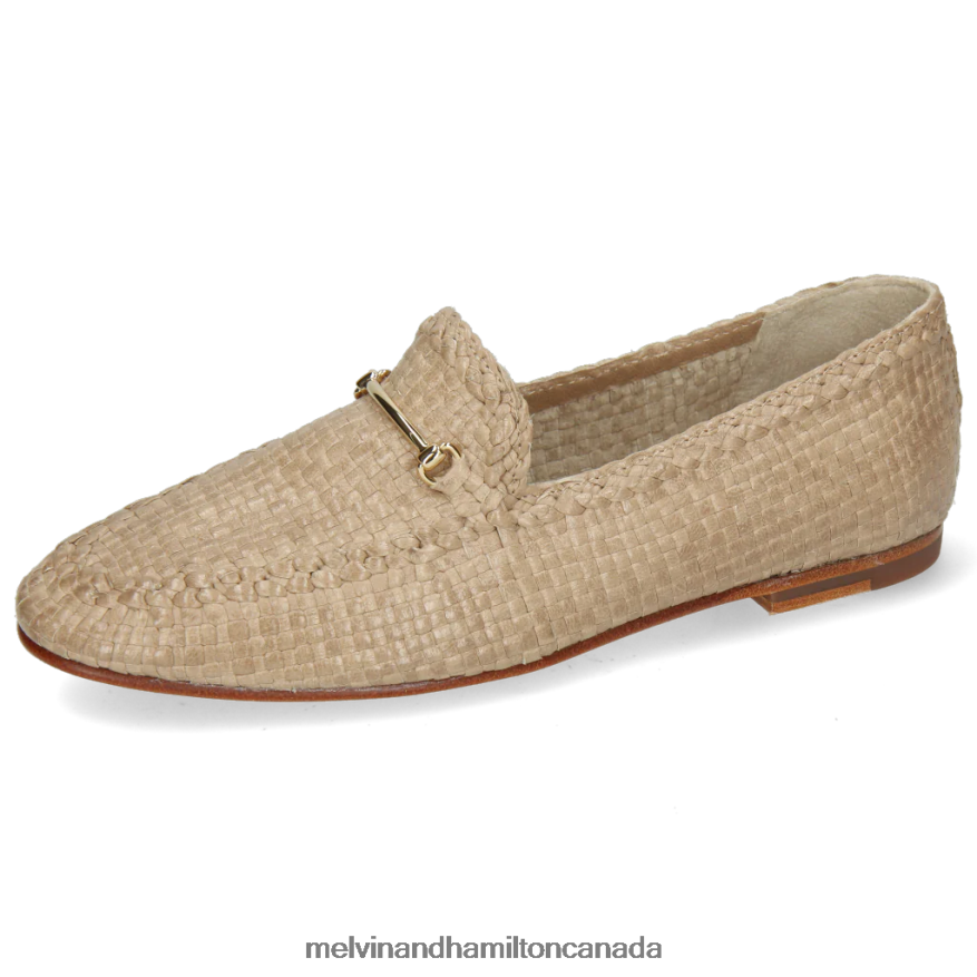 Women Melvin & Hamilton Beige Aviana 1 Loafers P4V68P1423