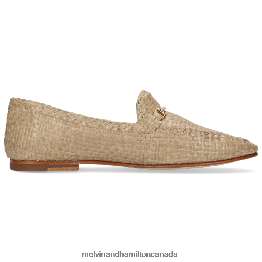 Women Melvin & Hamilton Beige Aviana 1 Loafers P4V68P1423