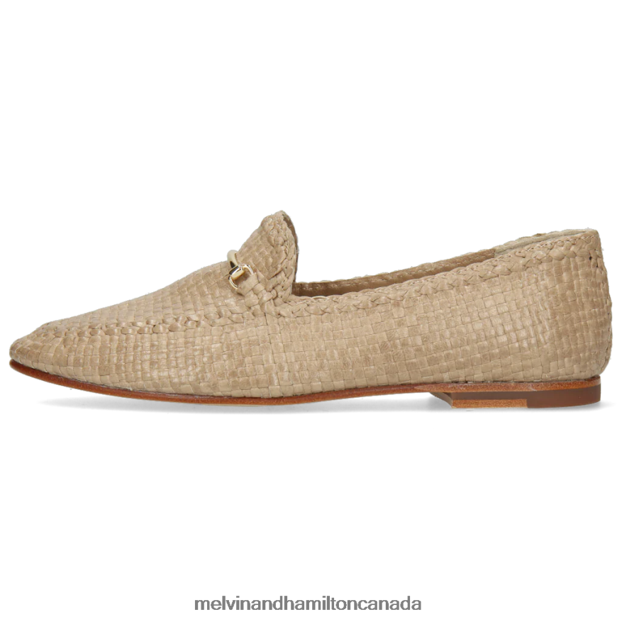 Women Melvin & Hamilton Beige Aviana 1 Loafers P4V68P1423