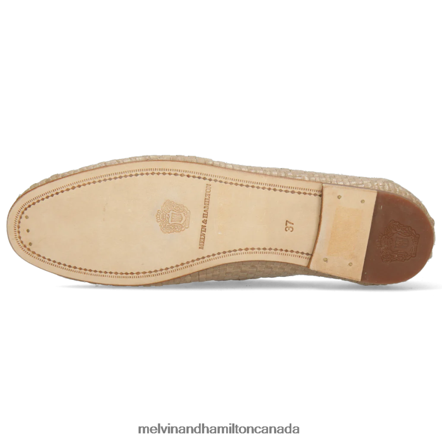 Women Melvin & Hamilton Beige Aviana 1 Loafers P4V68P1423