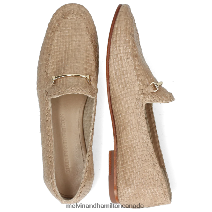 Women Melvin & Hamilton Beige Aviana 1 Loafers P4V68P1423