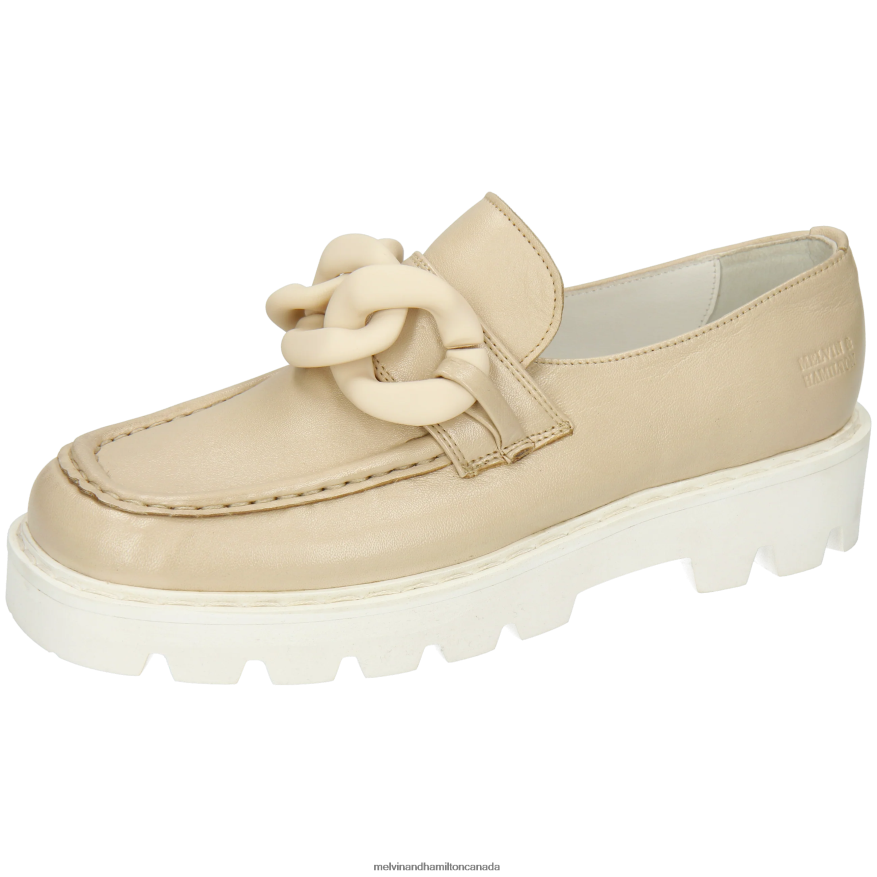 Women Melvin & Hamilton Beige Cassy 7 Loafers P4V68P1364