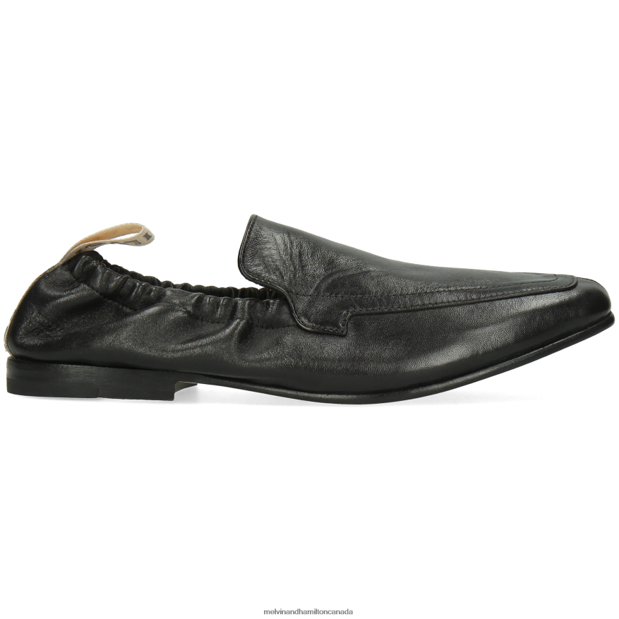 Women Melvin & Hamilton Black Camilla 4 Loafers P4V68P1470