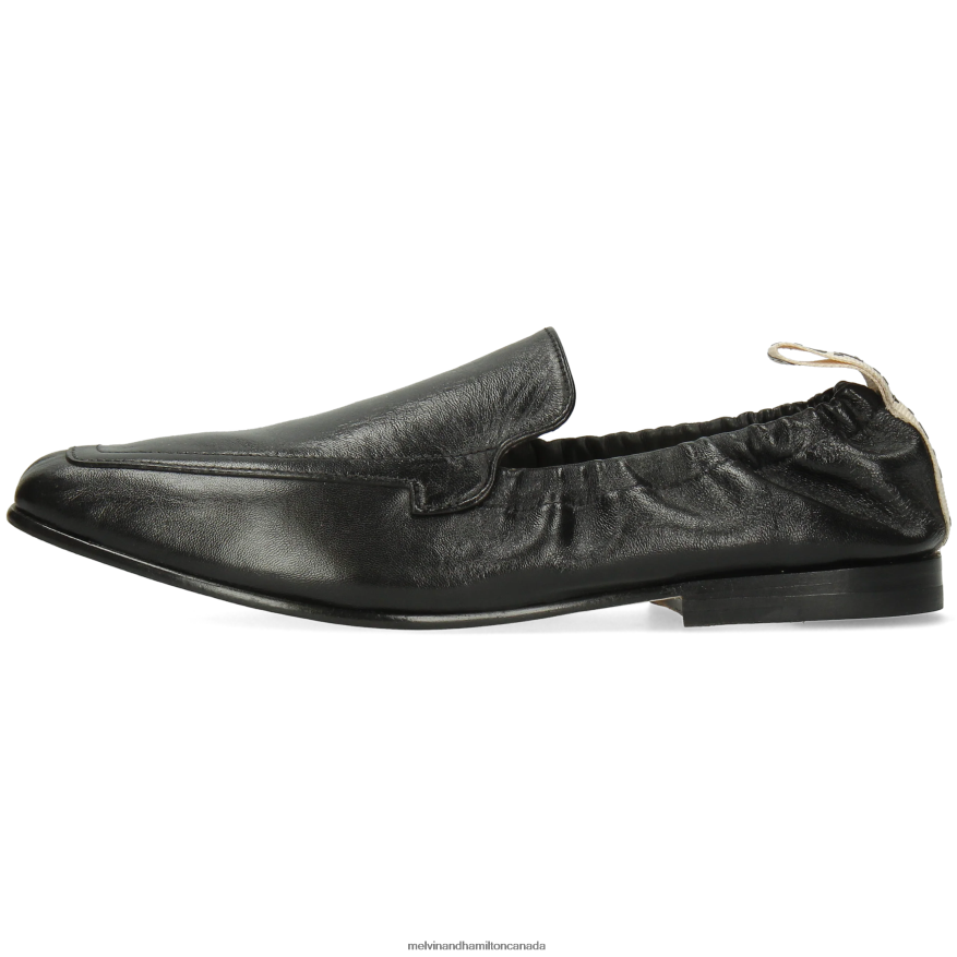 Women Melvin & Hamilton Black Camilla 4 Loafers P4V68P1470