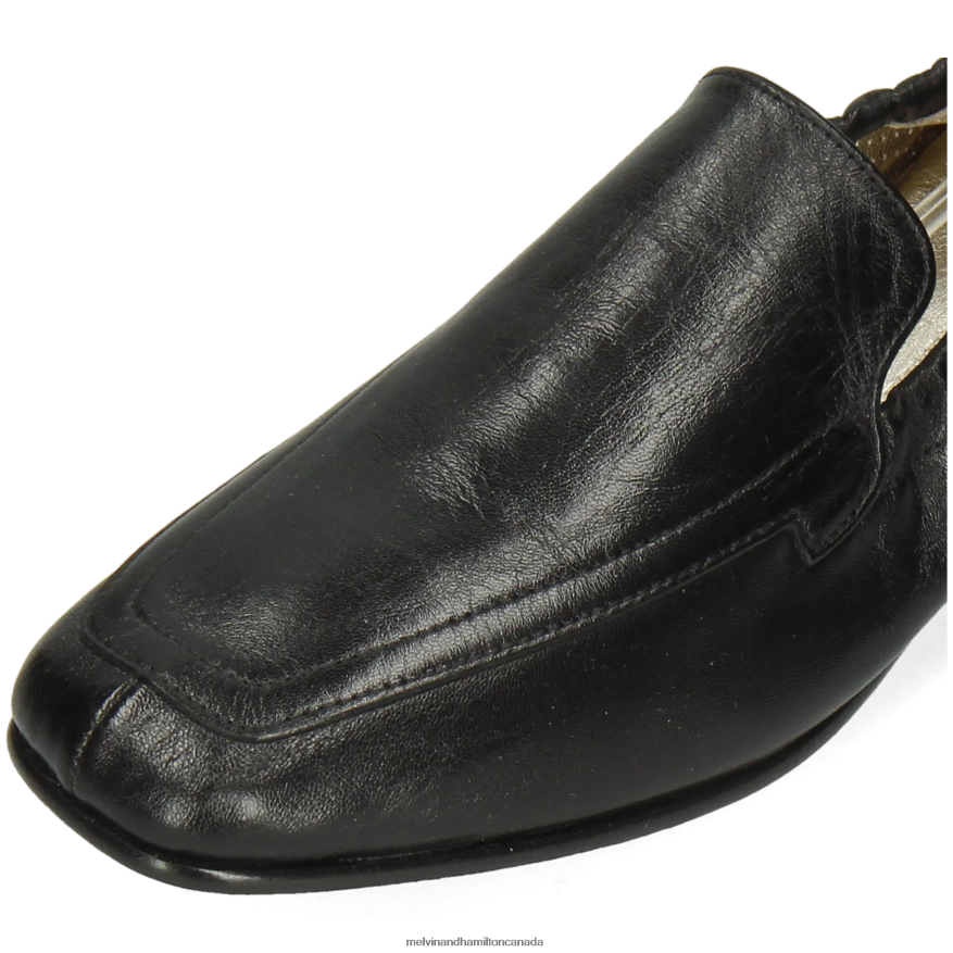 Women Melvin & Hamilton Black Camilla 4 Loafers P4V68P1470