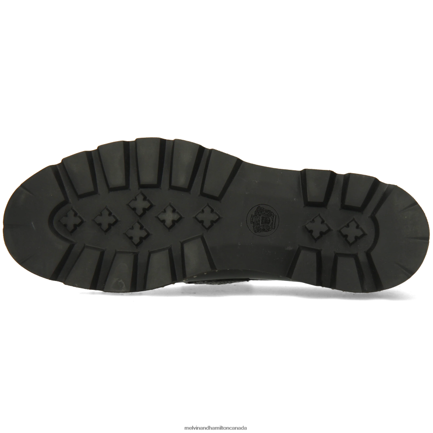 Women Melvin & Hamilton Black Jade 55 Loafers P4V68P1386