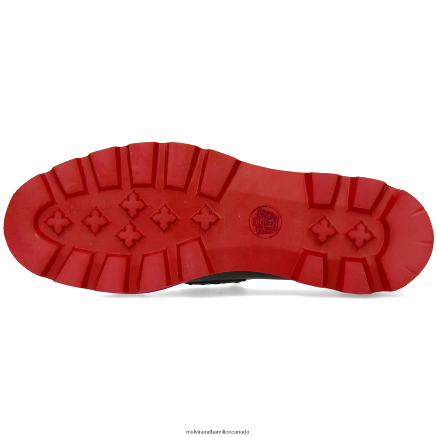 Women Melvin & Hamilton Black Jade 6 Loafers P4V68P1383