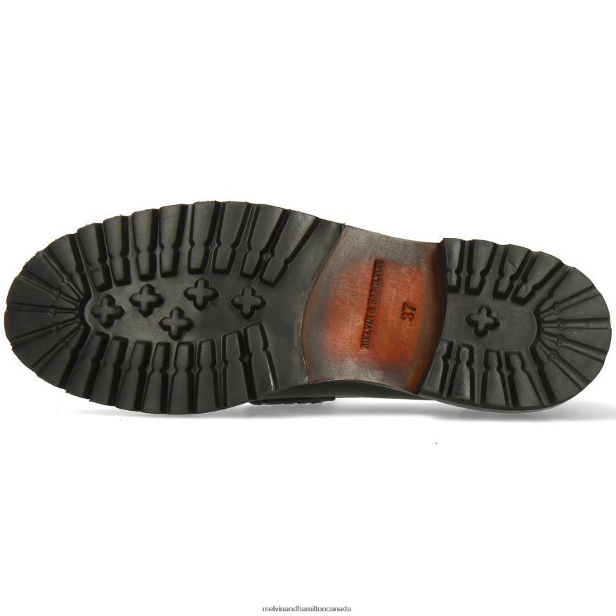 Women Melvin & Hamilton Black Regine 15 Loafers P4V68P1310