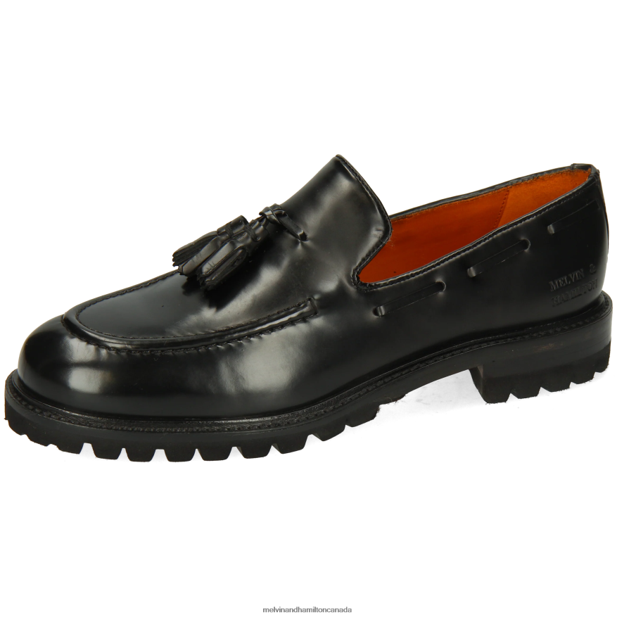 Women Melvin & Hamilton Black Regine 2 Loafers P4V68P1385