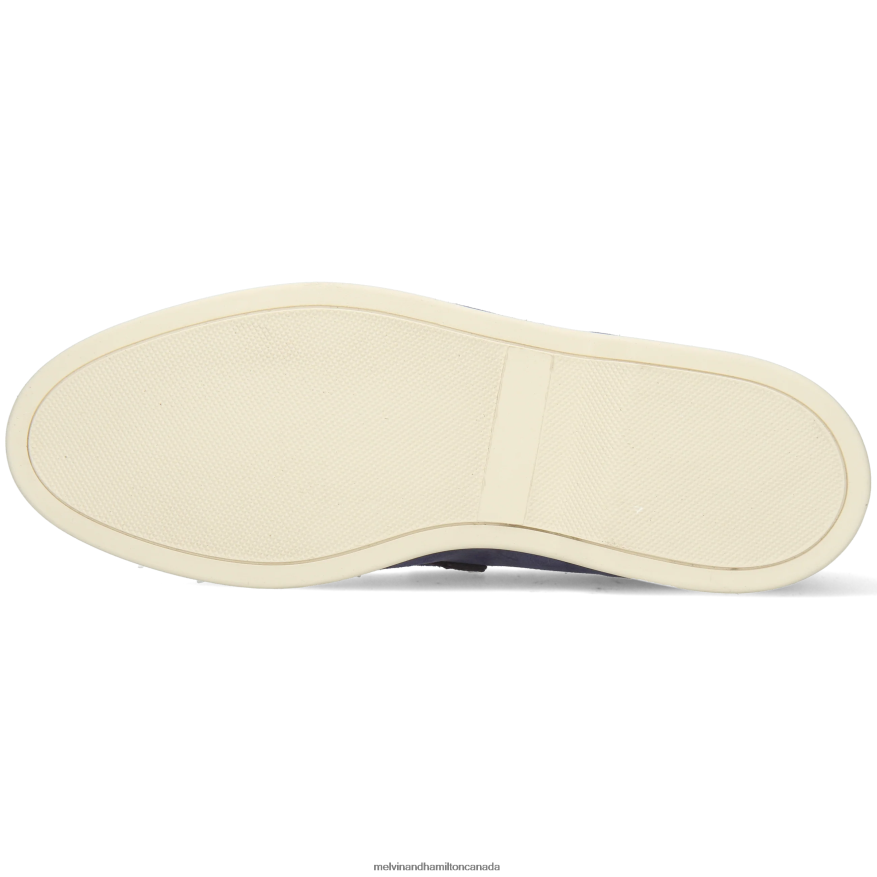 Women Melvin & Hamilton Blue Adley 3 Loafers P4V68P1308