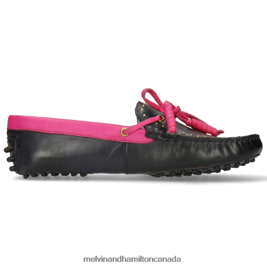 Women Melvin & Hamilton Blue Caroline 8 Loafers P4V68P1435