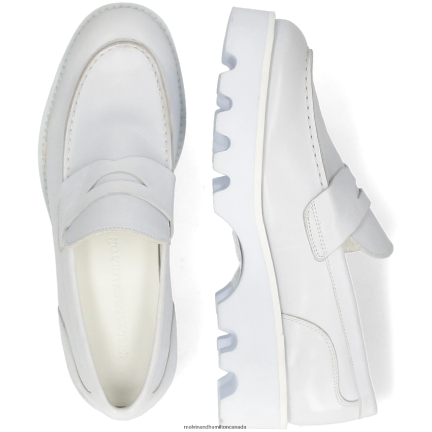 Women Melvin & Hamilton Blue Jade 4 Loafers P4V68P1401