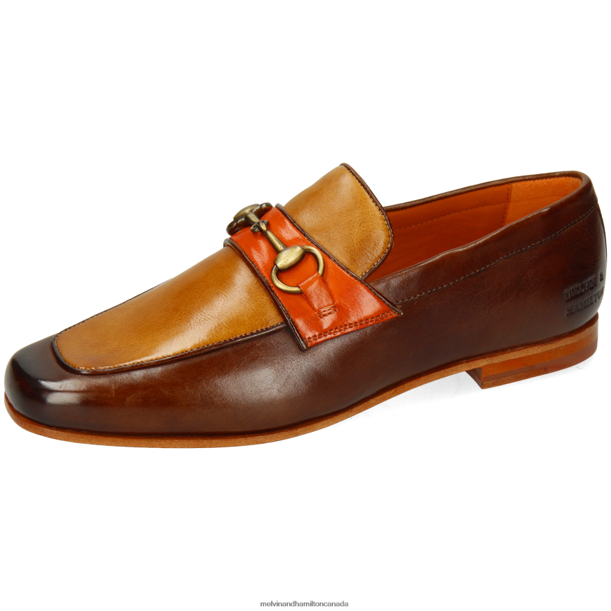 Women Melvin & Hamilton Brown Bridgette 2 Loafers P4V68P1328