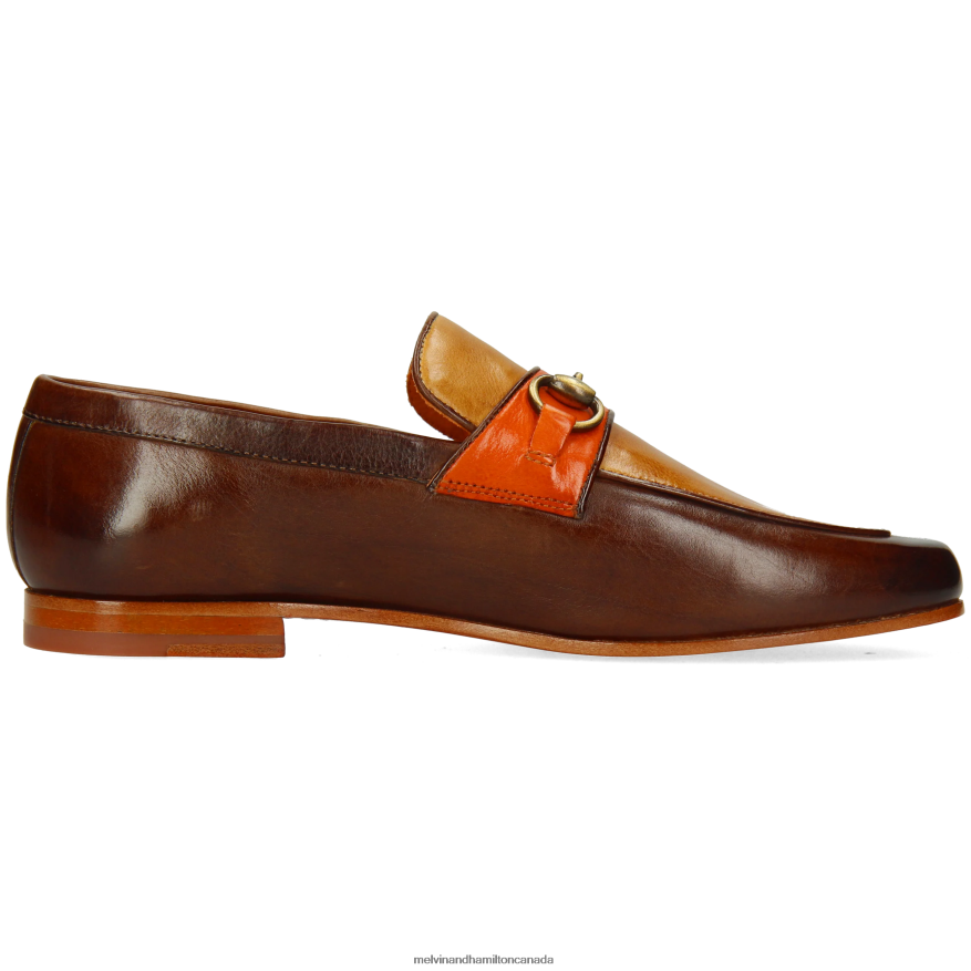 Women Melvin & Hamilton Brown Bridgette 2 Loafers P4V68P1328