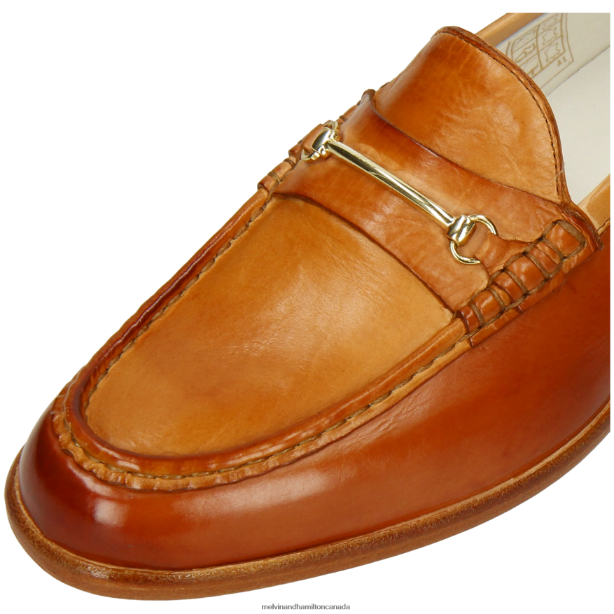 Women Melvin & Hamilton Brown Gianna 1 Loafers P4V68P1331