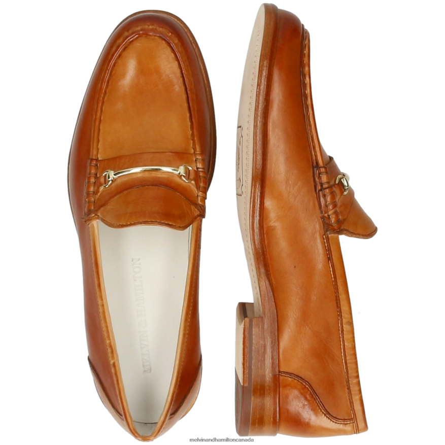 Women Melvin & Hamilton Brown Gianna 1 Loafers P4V68P1331