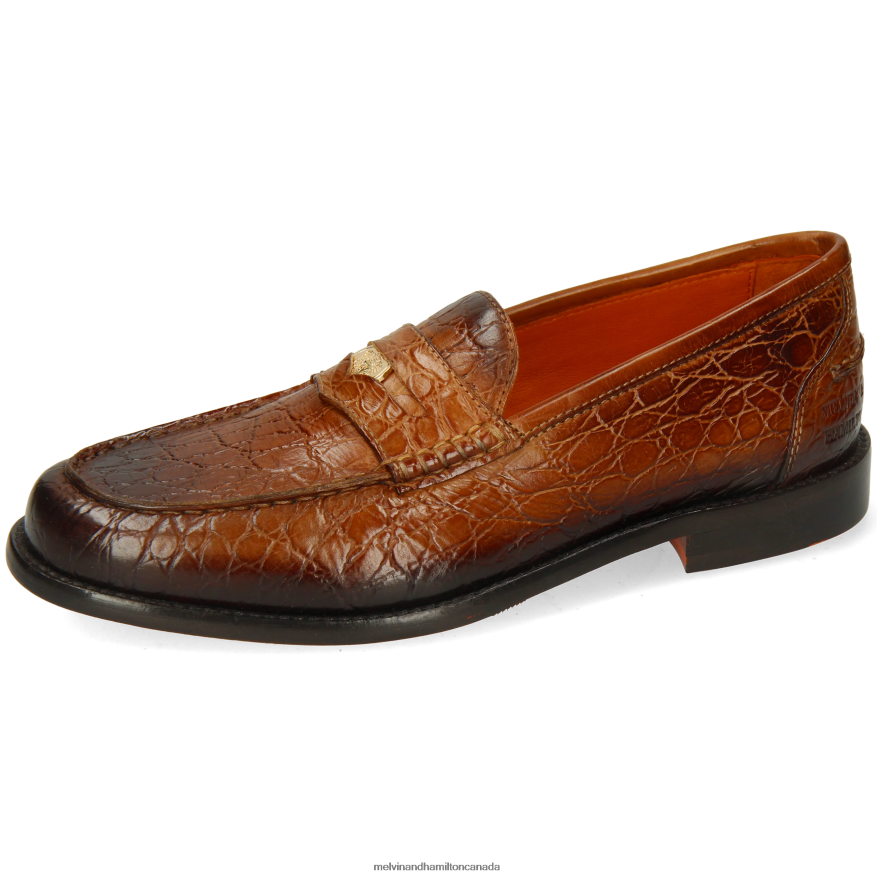 Women Melvin & Hamilton Brown Gianna 3 Loafers P4V68P1340