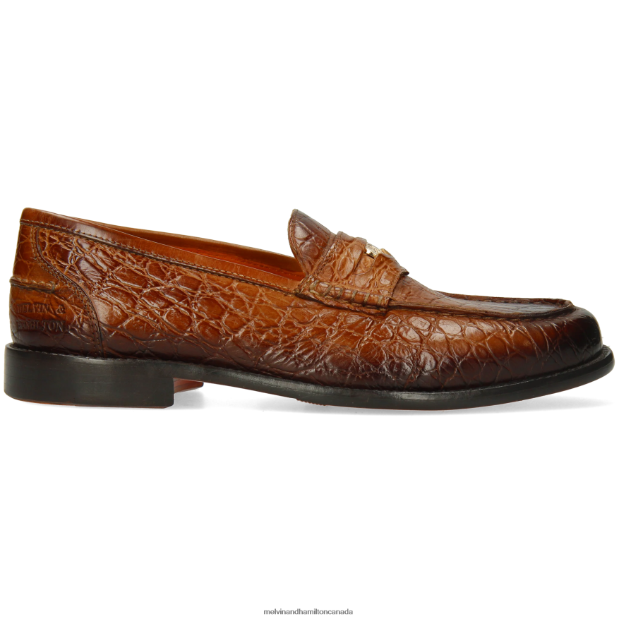 Women Melvin & Hamilton Brown Gianna 3 Loafers P4V68P1340