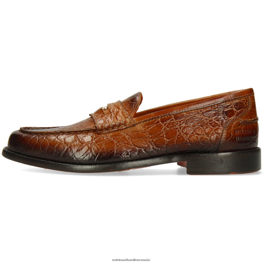 Women Melvin & Hamilton Brown Gianna 3 Loafers P4V68P1340