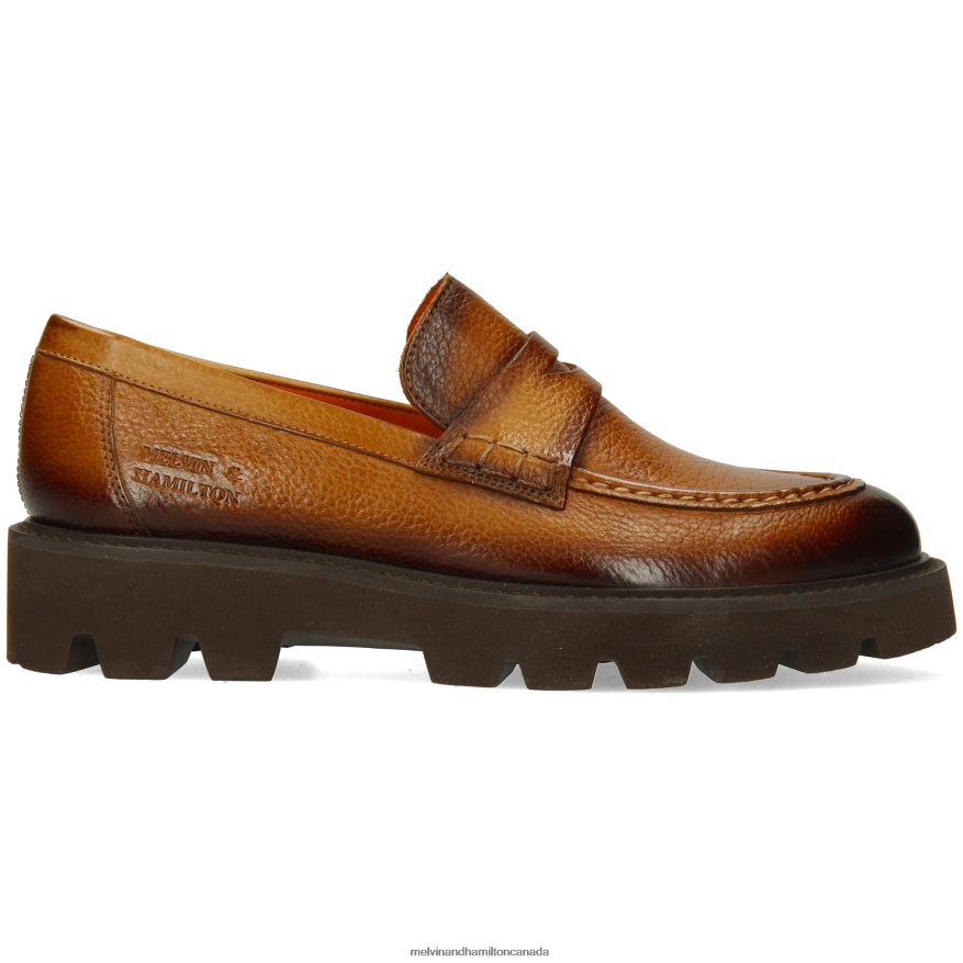 Women Melvin & Hamilton Brown Jade 6 Loafers P4V68P1321