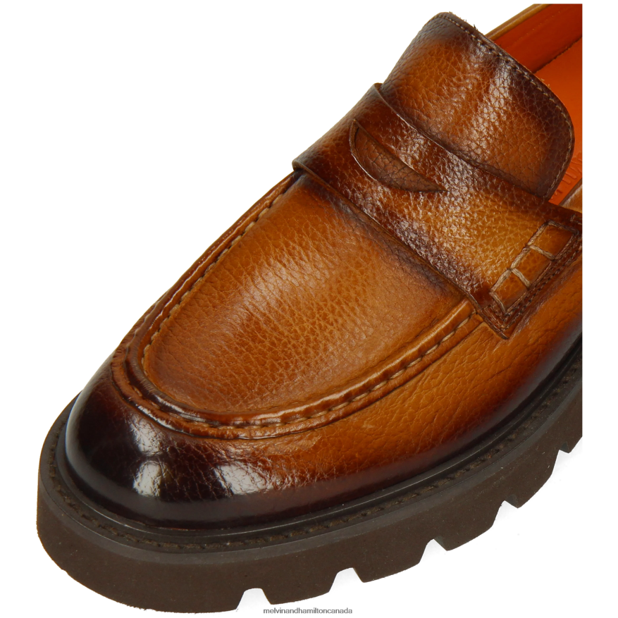 Women Melvin & Hamilton Brown Jade 6 Loafers P4V68P1321