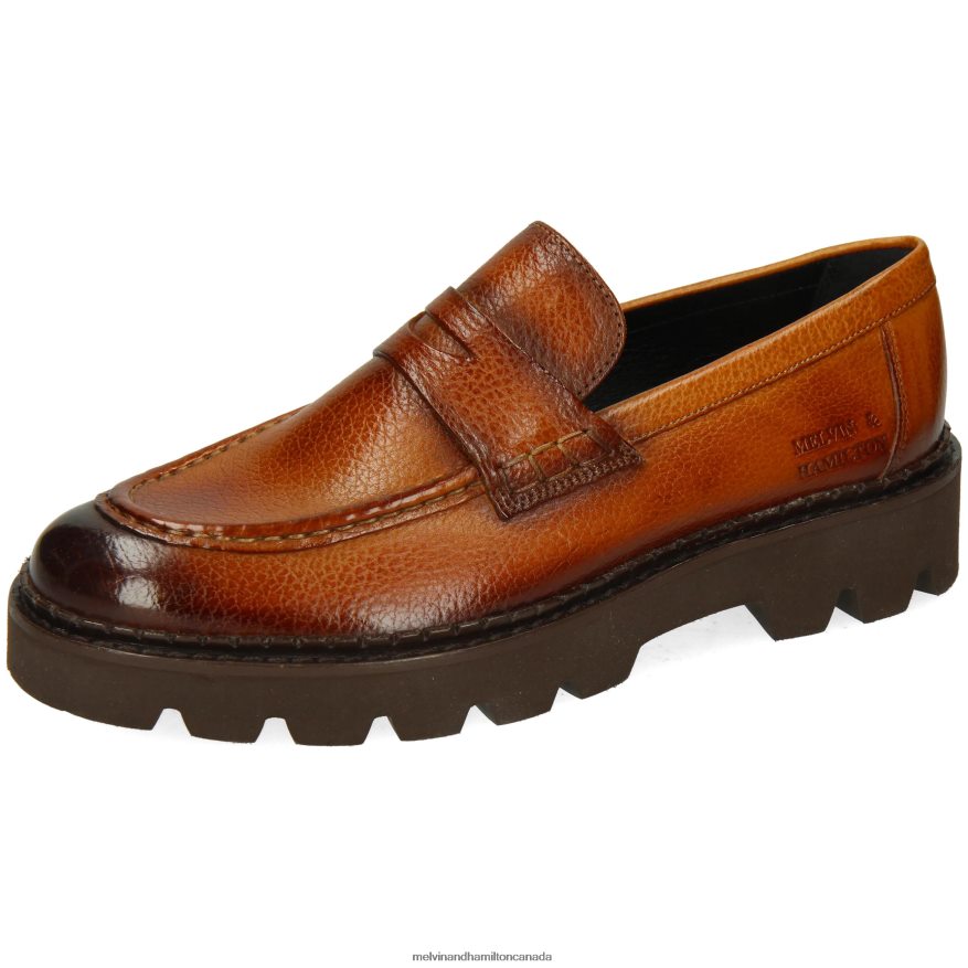Women Melvin & Hamilton Brown Jade 6 Loafers P4V68P1446