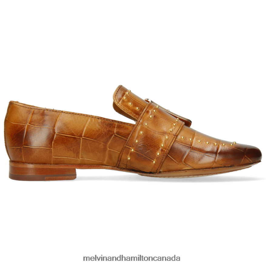 Women Melvin & Hamilton Brown Luna 3 Loafers P4V68P1473