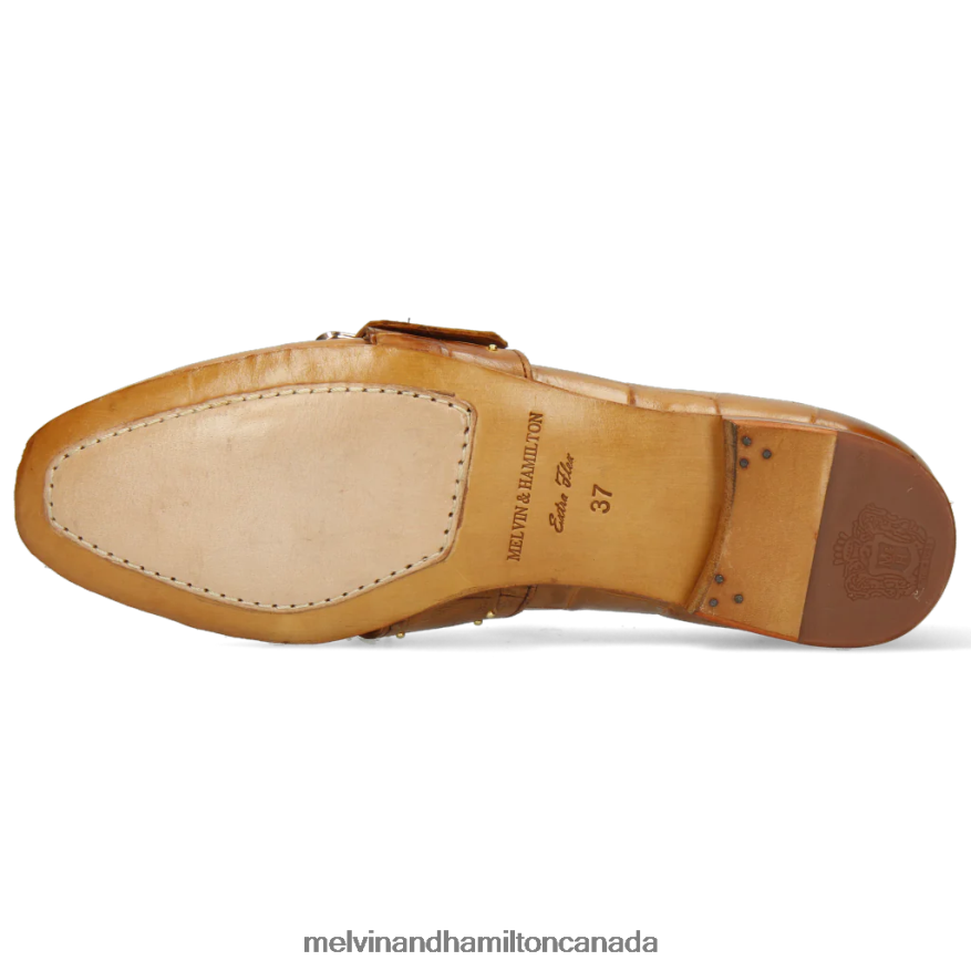 Women Melvin & Hamilton Brown Luna 3 Loafers P4V68P1473