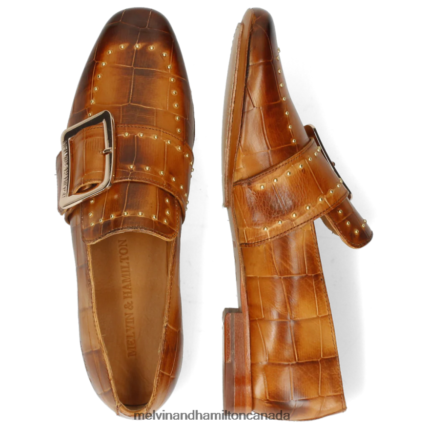 Women Melvin & Hamilton Brown Luna 3 Loafers P4V68P1473