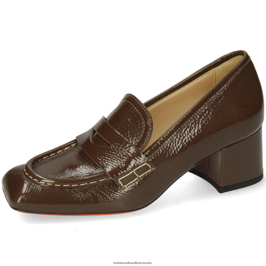 Women Melvin & Hamilton Brown Meryll 1 Loafers P4V68P1357
